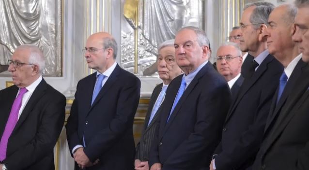 Η νέα κοινή εμφάνιση & τα μηνύματα Καραμανλή & Σαμαρά