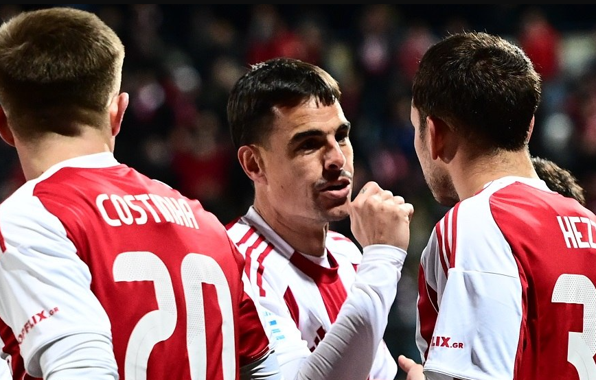 Αστέρας Τρίπολης – Ολυμπιακός 0-3: «Τριάρα» και κορυφή για τους Πειραιώτες