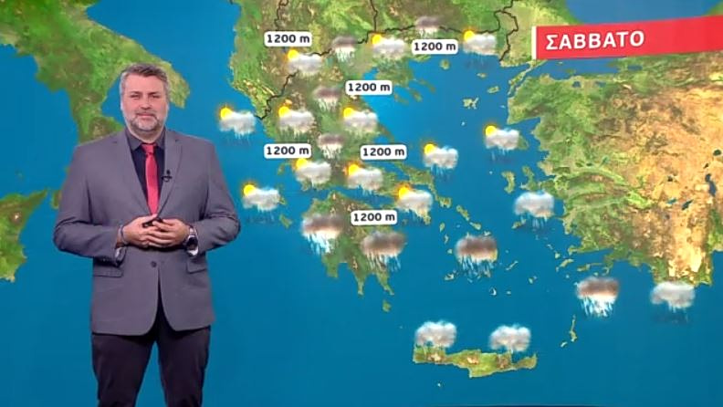 Άστατος ο καιρός το Σάββατο – Η πρόγνωση του Γιάννη Καλλιάνου