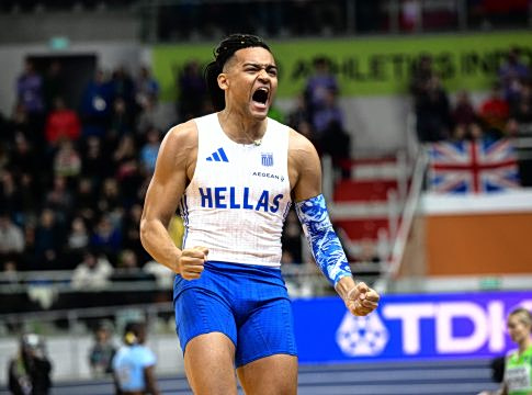 «Ασημένιος» ο Εμμανουήλ Καραλής στο Παγκόσμιο Πρωτάθλημα Κλειστού Στίβου