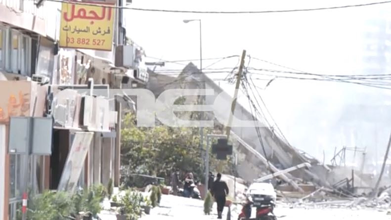 Σφοδρός βομβαρδισμός στην πόλη Νταχιέ του Λιβάνου από το Ισραήλ – Όσα κατέγραψε η κάμερα του MEGA