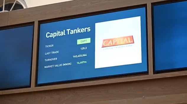 Capital Tankers: Εντυπωσιακή πρεμιέρα στο χρηματιστήριο του Όσλο με ρεκόρ άντλησης κεφαλαίων 500 εκατ. δολαρίων