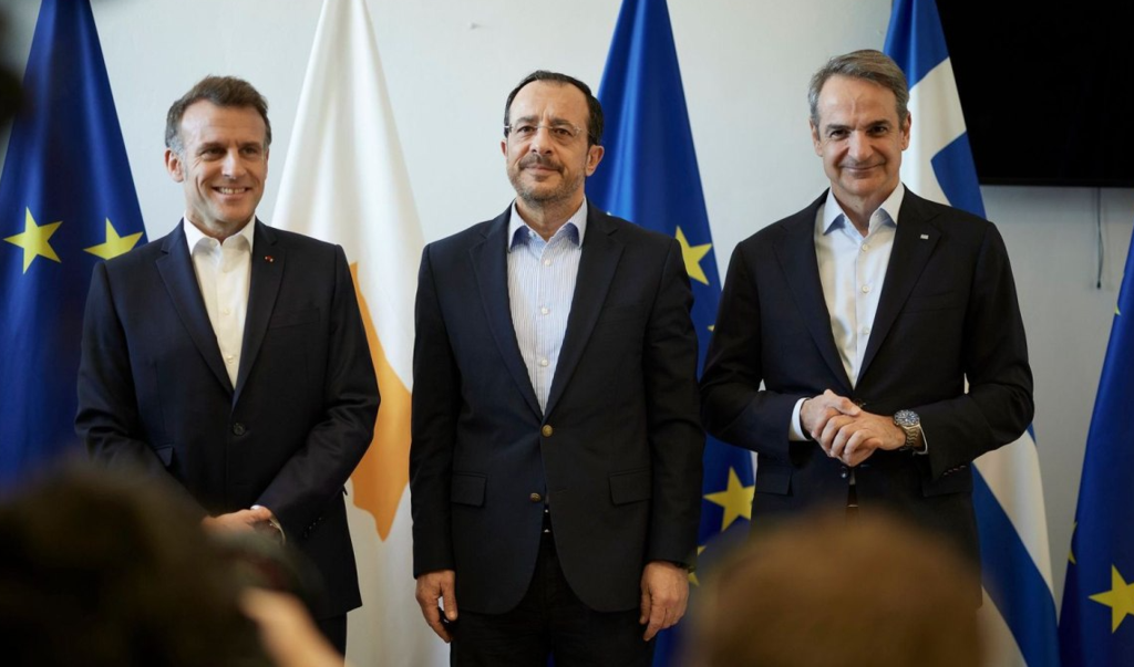 Η συνάντηση Μητσοτάκη, Μακρόν, Χριστοδουλίδη και το μήνυμα στήριξης στην Κύπρο – Όσα δήλωσαν