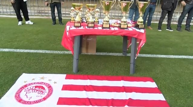 Οι Βετεράνοι Ολυμπιακού & Κερατσινίου τίμησαν την μνήμη του Μιλτιάδη Μαρινάκη