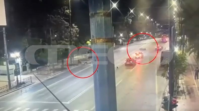 Βίντεο ντοκουμέντο σοκ από το τροχαίο δυστύχημα έξω από τη Βουλή – Νεκρός 63χρονος