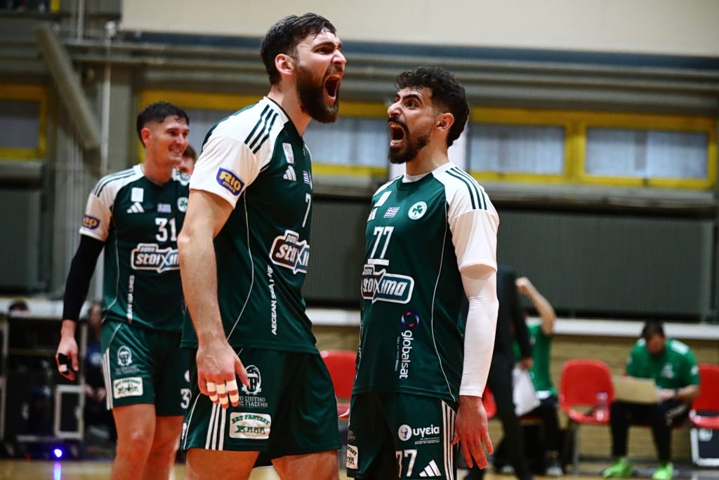 Volleyleague ανδρών: Έκανε το 3-0 και πέρασε στον τελικό ο Παναθηναϊκός