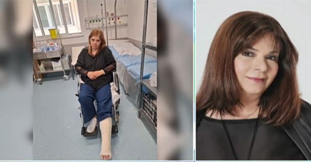 Βάσια Παναγοπούλου: Έπεσε από σκάλα αεροπλάνου στην Κωνσταντινούπολη – «Απαράδεκτη η αντίδραση του πληρώματος, θα κινηθώ νομικά»