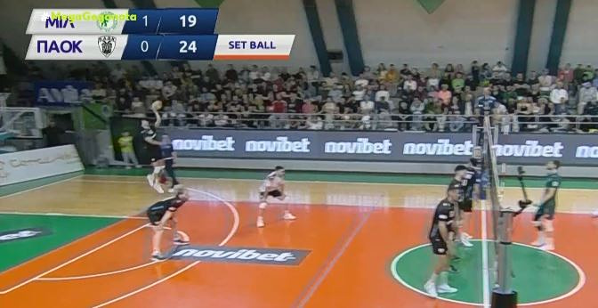 Volley League: Ο ΠΑΟΚ νίκησε τον Μίλωνα & προκρίθηκε στους τελικούς κόντρα στον Παναθηναϊκό