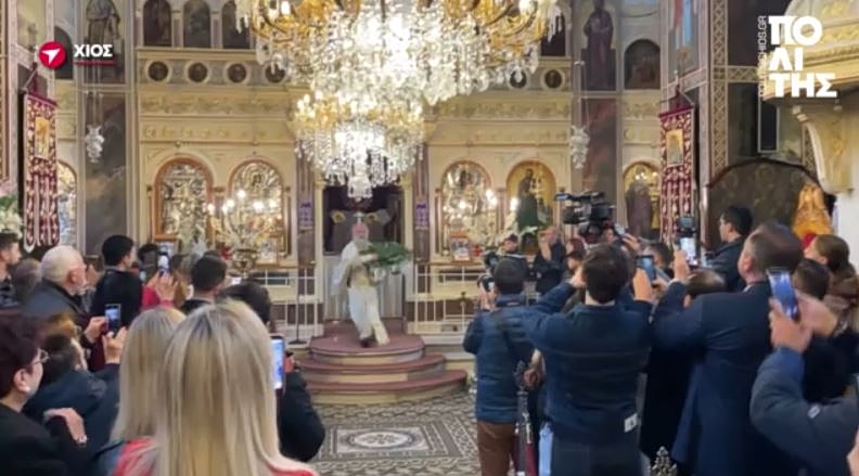 Με εντυπωσιακό τρόπο η πρώτη Ανάσταση στην Χίο