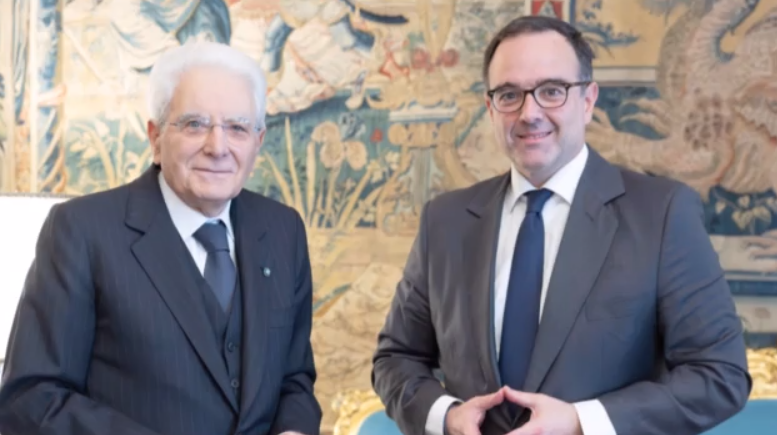 Συνάντηση του Θοδωρή Κυριακού με τον Ιταλό πρόεδρο Σέρτζιο Ματαρέλα