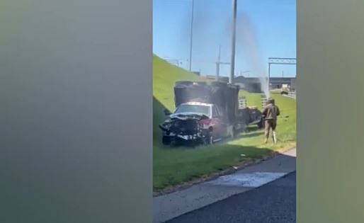 ΗΠΑ: Ανετράπη φορτηγό με μέλισσες σε αυτοκινητόδρομο στο Τενεσί