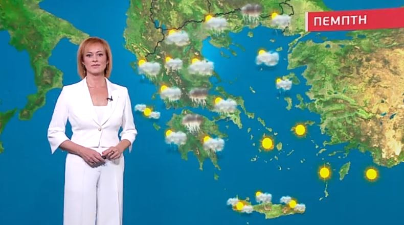 Ήλιος και συννεφιά την Πέμπτη – Η πρόγνωση της Χριστίνας Ρήγου