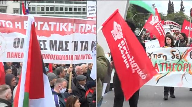 Πλήθος κόσμου στις συγκεντρώσεις για την εργατική Πρωτομαγιά – Τα μηνύματα της πολιτικής ηγεσίας