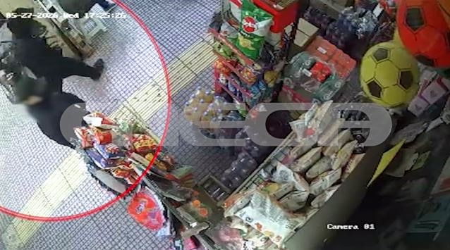 Πατήσια: Η στιγμή της ληστείας με πυροβολισμούς σε κατάστημα – MEGA ντοκουμέντο