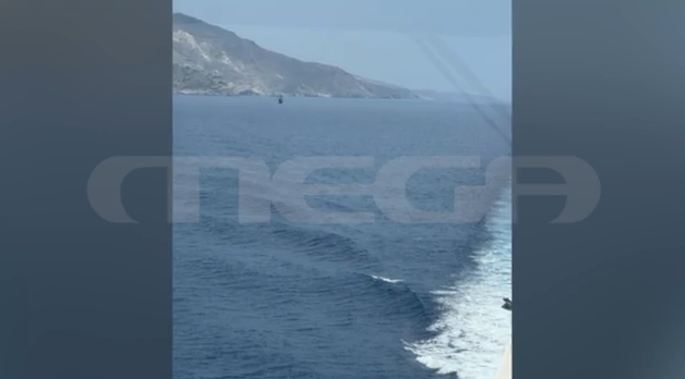 Θρίλερ με ελικόπτερο αγνώστων στοιχείων ανοιχτά της Άνδρου – Έκανε επικίνδυνους ελιγμούς πάνω από πλοίο της γραμμής