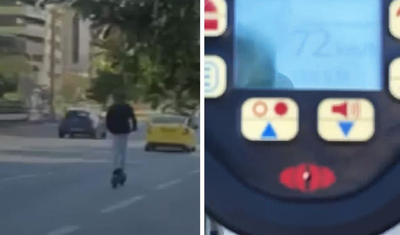 Δεν έχει τέλος ο εφιάλτης με τα ηλεκτρικά πατίνια – 23χρονος τρέχει με 72 χλμ/ώρα στη Συγγρού