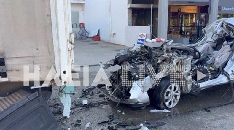 Ηλεία: Νεκρός 29χρονος μετά από σύγκρουση του ΙΧ του με νταλίκα – Δυστύχημα και στα Γιάννενα με παράσυρση ποδηλάτη