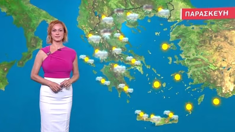 Αίθριος ο καιρός την Παρασκευή – Η πρόγνωση της Χριστίνας Ρήγου