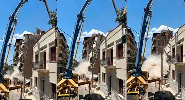 Πετράλωνα: Εικόνες σοκ από την κατάρρευση τετραώροφης πολυκατοικίας – 5 συλλήψεις