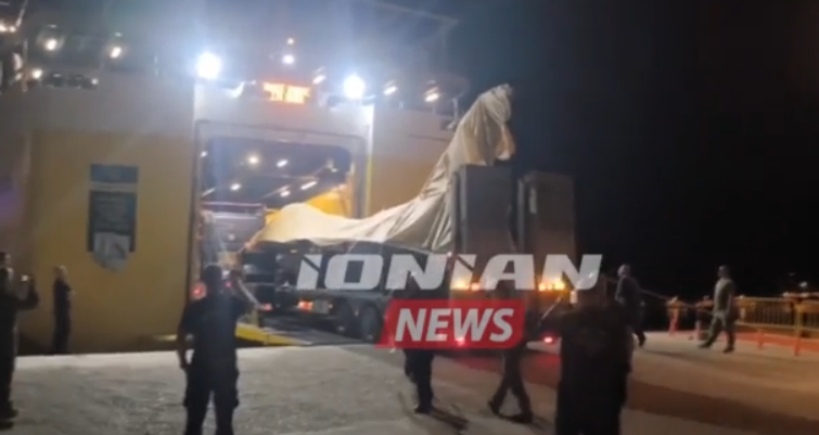 Μεταφέρθηκε με πλοίο το F-16 που έκανε αναγκαστική προσγείωση στο αεροδρόμιο Ζακύνθου