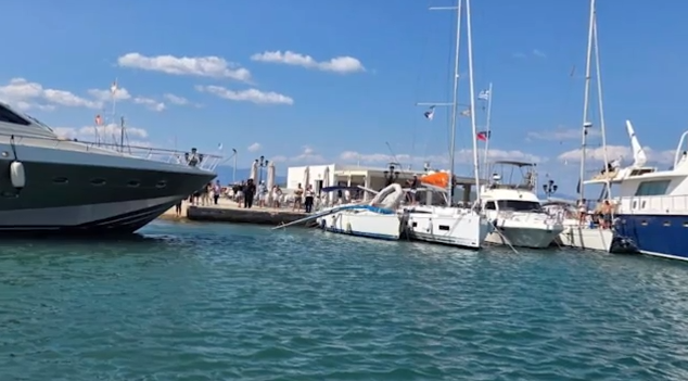 Αίγινα: Πρόσκρουση ιστιοφόρου σε ελλιμενισμένα σκάφη