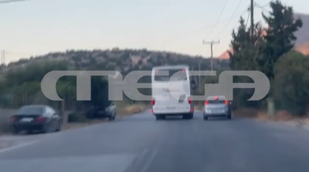 Κρήτη: Η στιγμή της προσπέρασης λεωφορείου σε ΙΧ – MEGA ντοκουμέντο