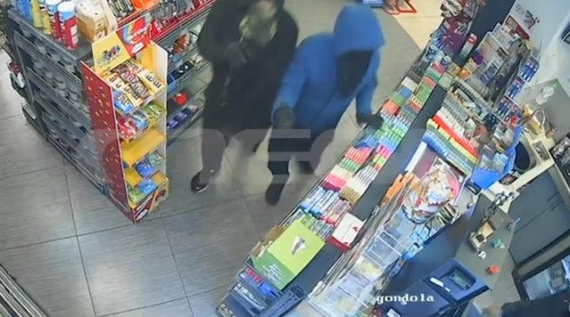 MEGA ντοκουμέντο – Η στιγμή της ληστείας σε κατάστημα ψιλικών
