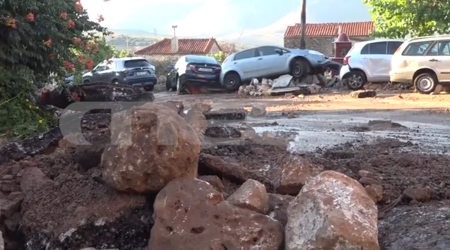 Μάνη: Εικόνες καταστροφής & εκτεταμένες ζημιές μετά την καταιγίδα