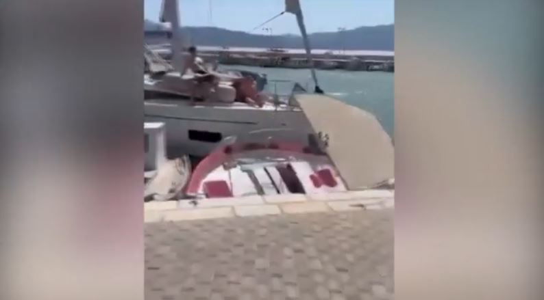 Λευκάδα: Τουριστικό ιστιοφόρο προσέκρουσε σε ελλιμενισμένα σκάφη στον Κάλαμο