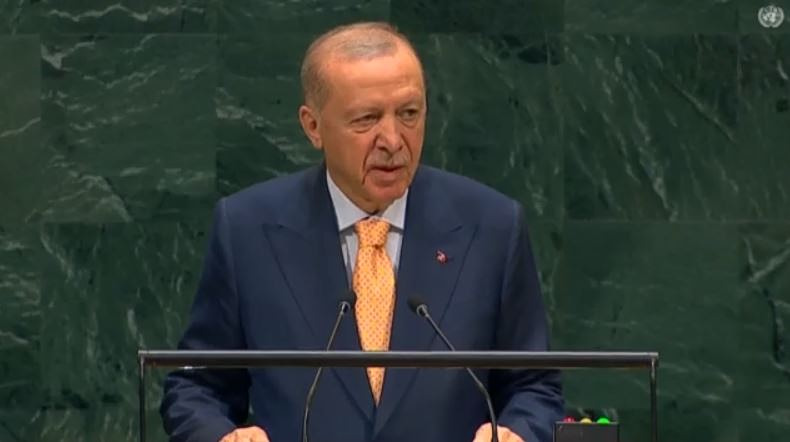 Την αναγνώριση του ψευδοκράτους ζήτησε ο Ερντογάν στην Γενική Συνέλευση του ΟΗΕ