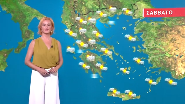 Αίθριος ο καιρός το Σάββατο – Η πρόγνωση της Χριστίνας Ρήγου