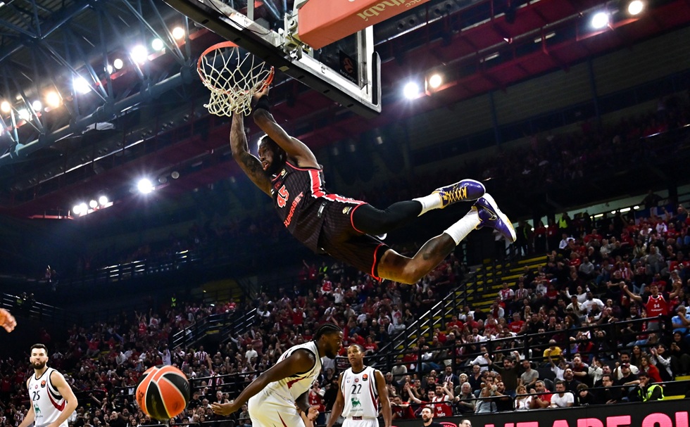 Euroleague: Νίκησε την Αρμάνι Μιλάνο ο Ολυμπιακός