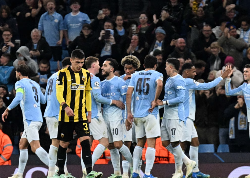Champions League: Ήττα της ΑΕΚ από τη Μάντσεστερ Σίτι