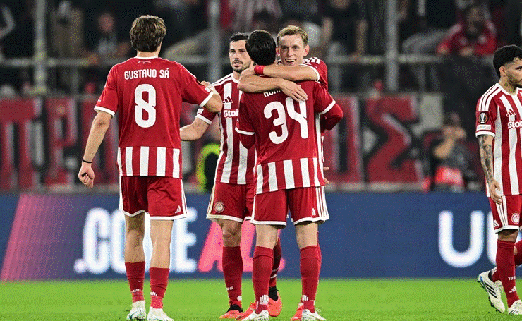 Europa League: Νίκη του Ολυμπιακού με 1-0 επί της Σπάρτα Πράγας